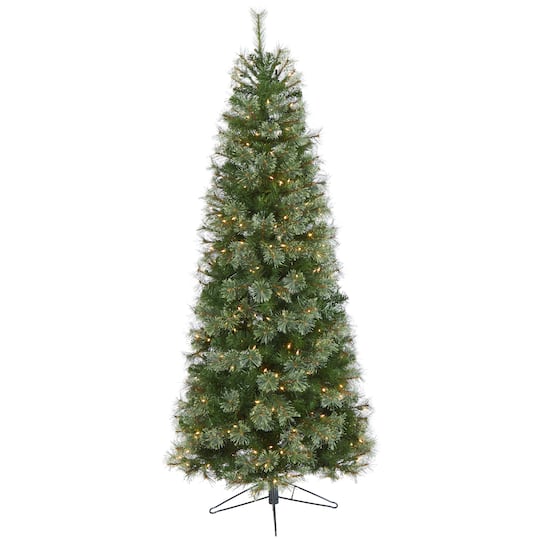 6.5ft. Pre-Lit Cashmere Artificial Christmas Tree, Warm White Lights
